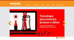 Desktop Screenshot of imaginatto.com.br