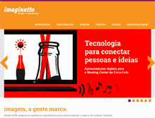 Tablet Screenshot of imaginatto.com.br